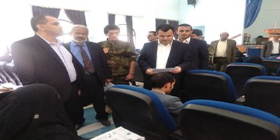 وزير الصحة يتفقد امتحانات الكفاءة لمزاولة المهن الطبية والصحية