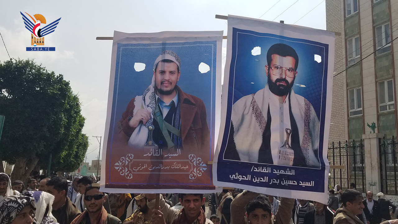 وقفات حاشدة في محافظة حجة تضامناً مع الشعب الفلسطيني