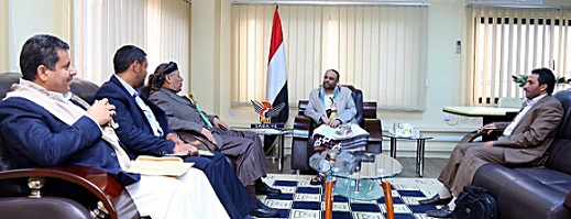 رئيس المجلس السياسي الأعلى يلتقي وزير الإدارة المحلية