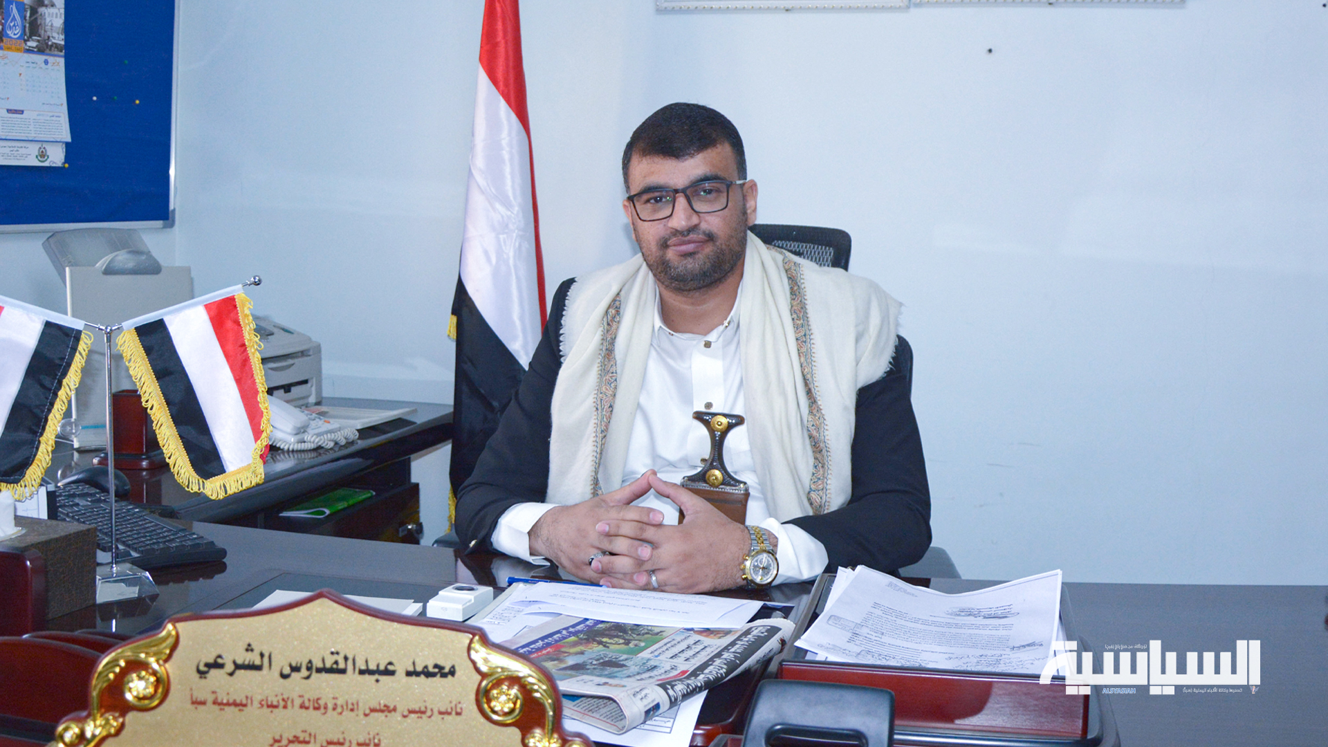 نائب رئيس مجلس إدارة وكالة (سبأ) لـ “السياسية”: قضية فلسطين مبدأ لا حياد عنه في رسالة “سبأ” الإعلامية