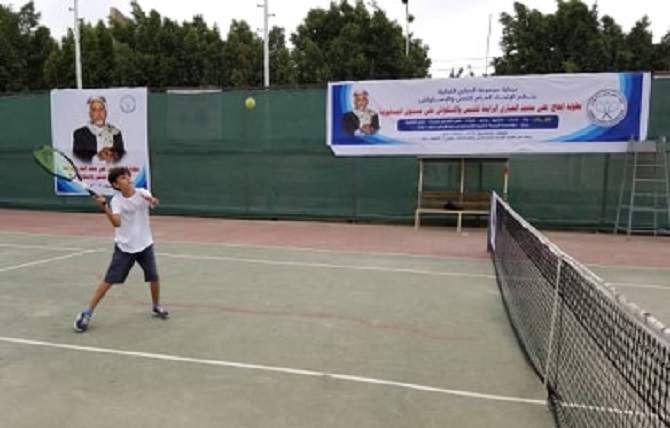 اكتمال عقد المتأهلين إلى نهائيات بطولة الحباري للتنس بصنعاء