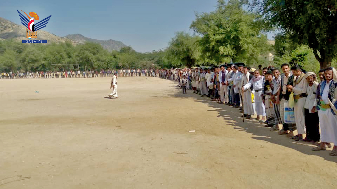 وقفة بخيران المحرق في حجة تضامناً مع غزة ومباركة عمليات القوات البحرية 