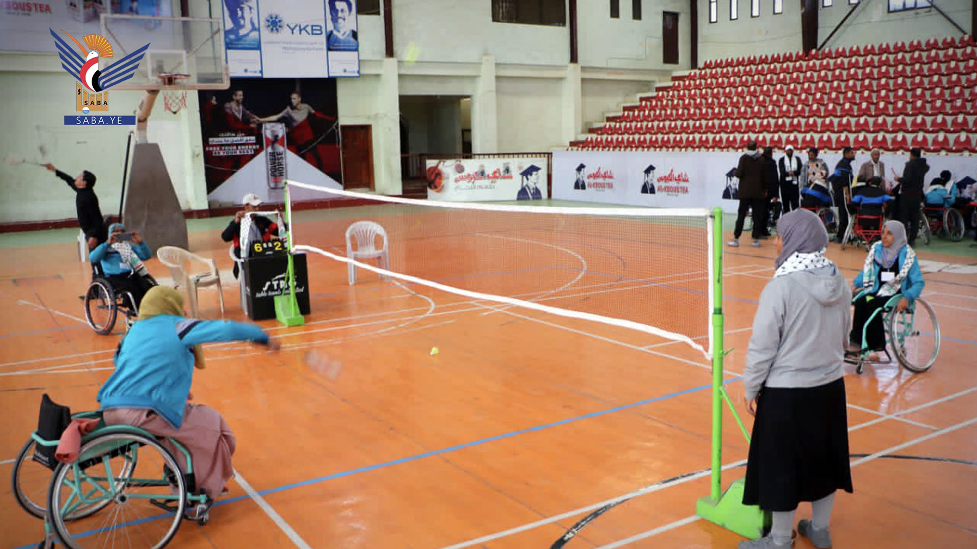 تواصل بطولة العاصمة لتنس الطاولة والريشة الطائرة لذوي الإعاقة بصنعاء
