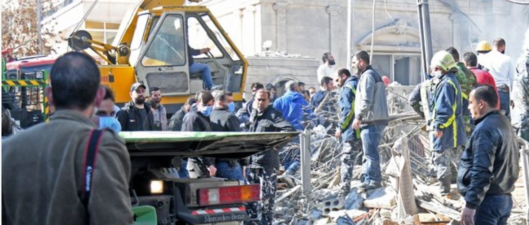 عدوان صهيوني على مبنى سكني في العاصمة السورية يخلف قتلى وجرحى مدنيين