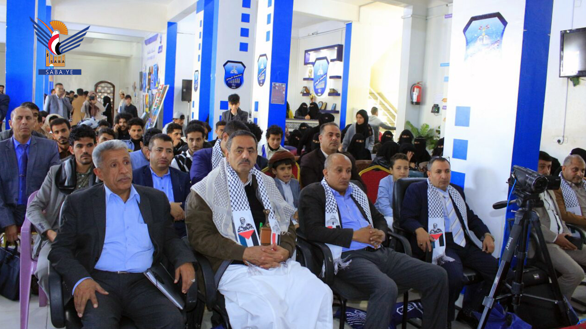 فعالية خطابية بجامعة اليمن تضامناً مع الشعب الفلسطيني