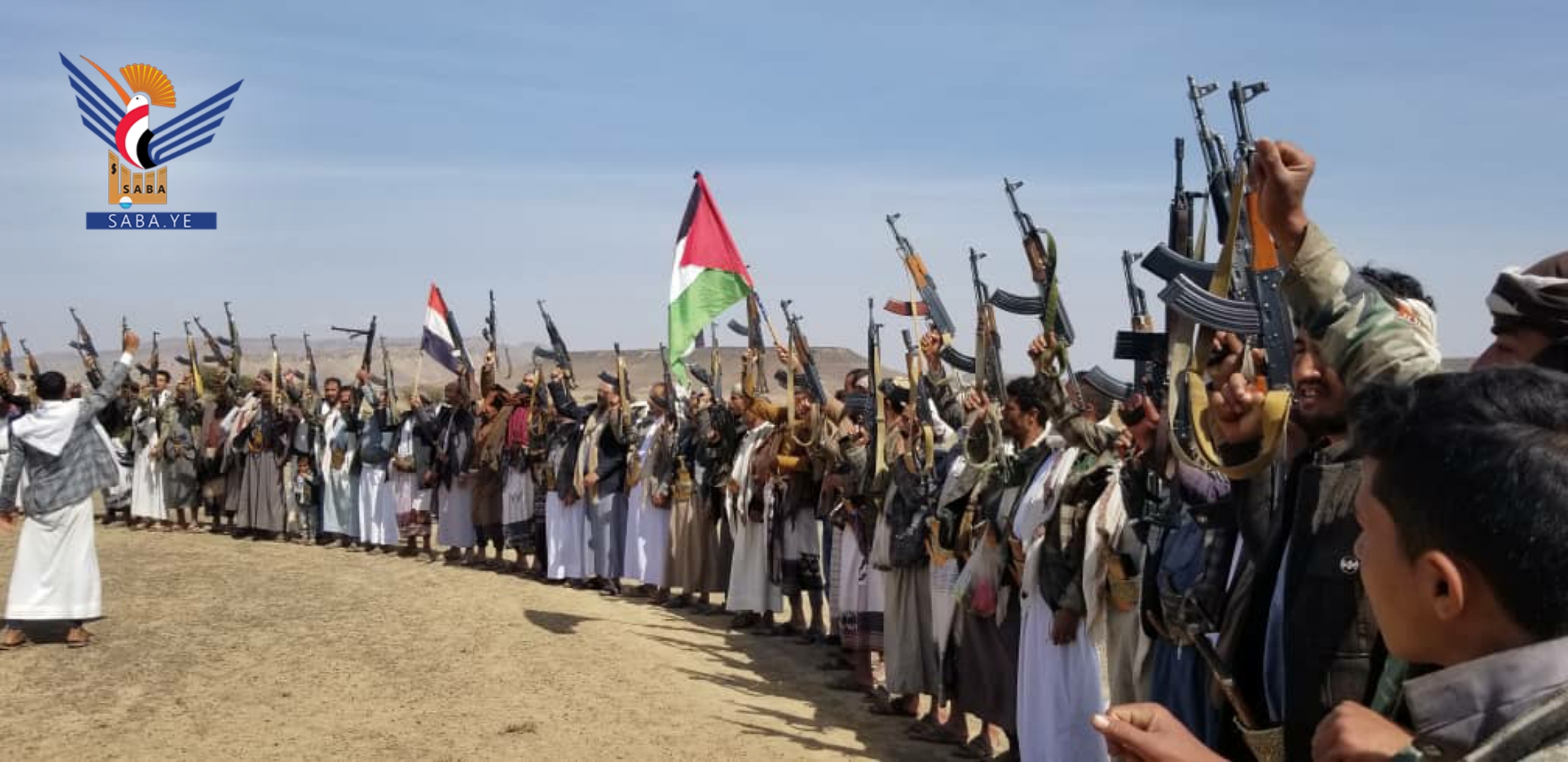 وقفة بمديرية الحداء في ذمار تندد بالعدوان الأمريكي البريطاني