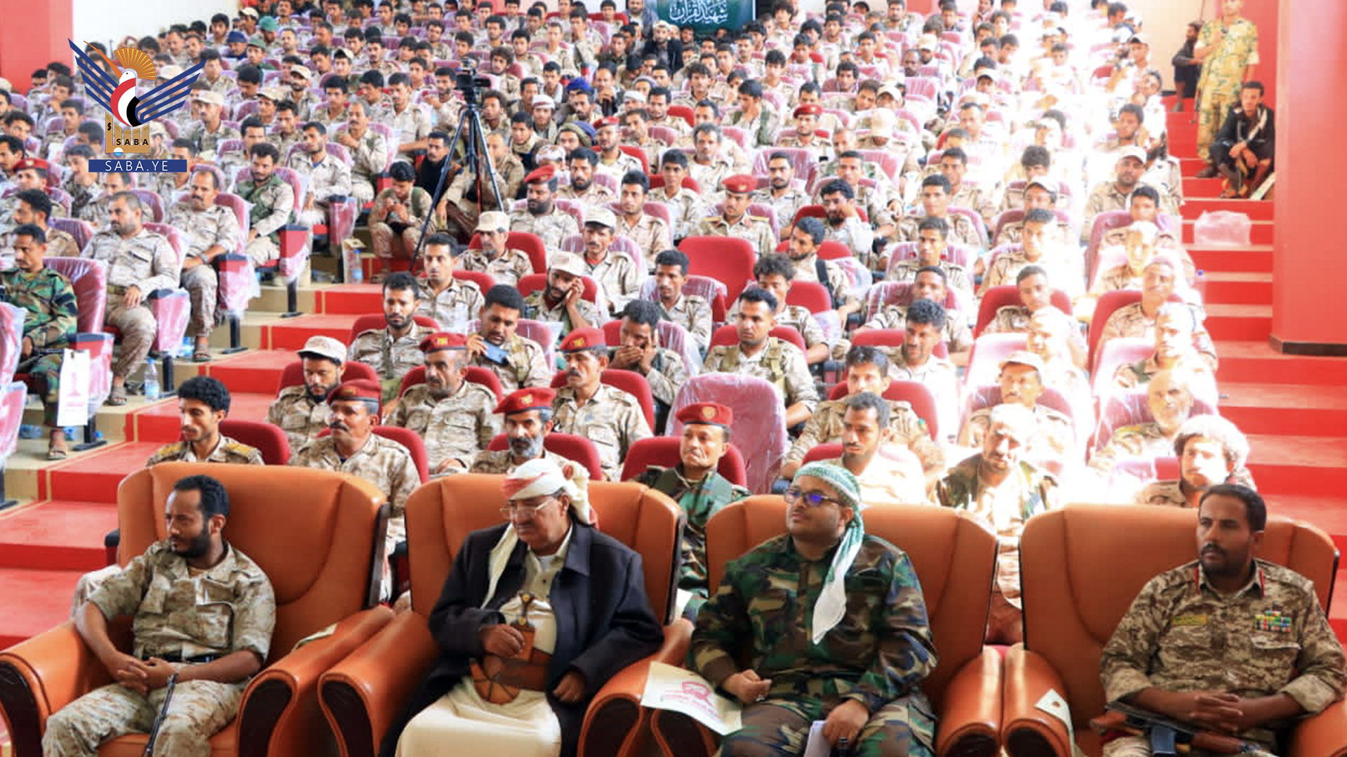 فعالية لشعبة التوجيه المعنوي بالمنطقة العسكرية الرابعة بتعز بذكرى سنوية الشهيد القائد