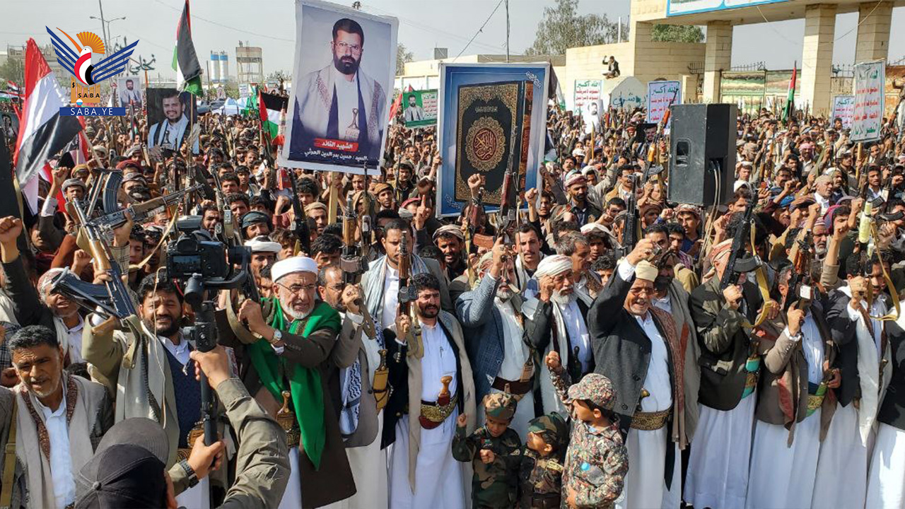 11 مسيرة حاشدة في صعدة تؤكد الثبات على الموقف المساند لغزة حتى النصر 