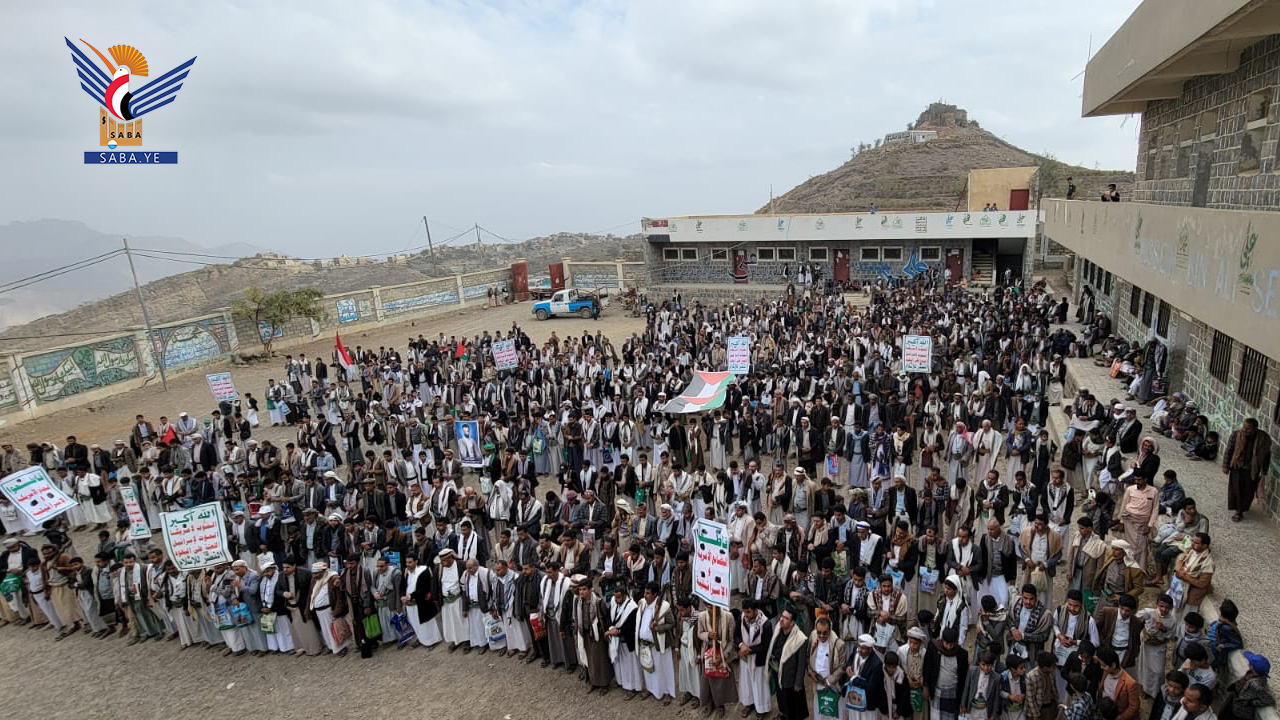 حجة: مسيرات حاشدة ووقفات جماهيرية تحت شعار “ثابتون في الموقف.. مع غزة حتى النصر”