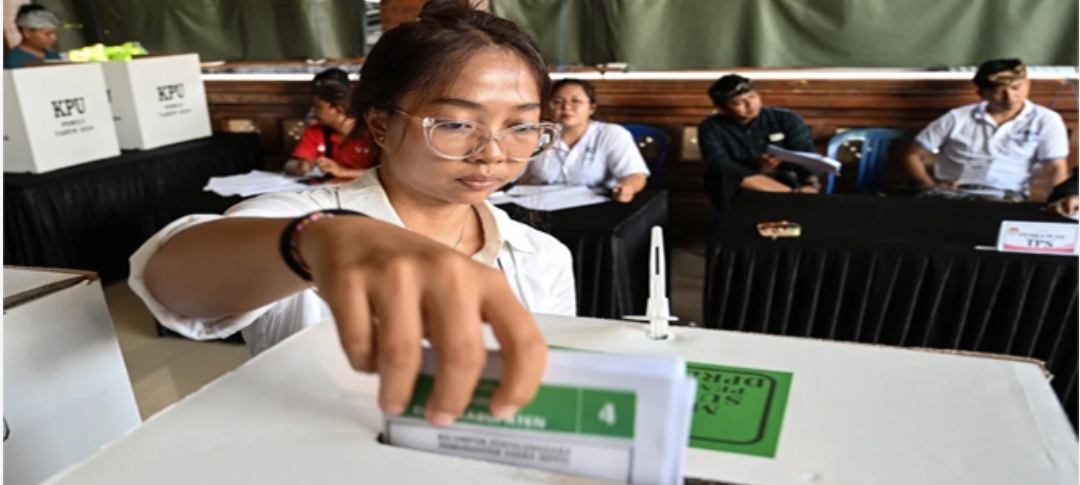 انطلاق الانتخابات العامة في إندونيسيا