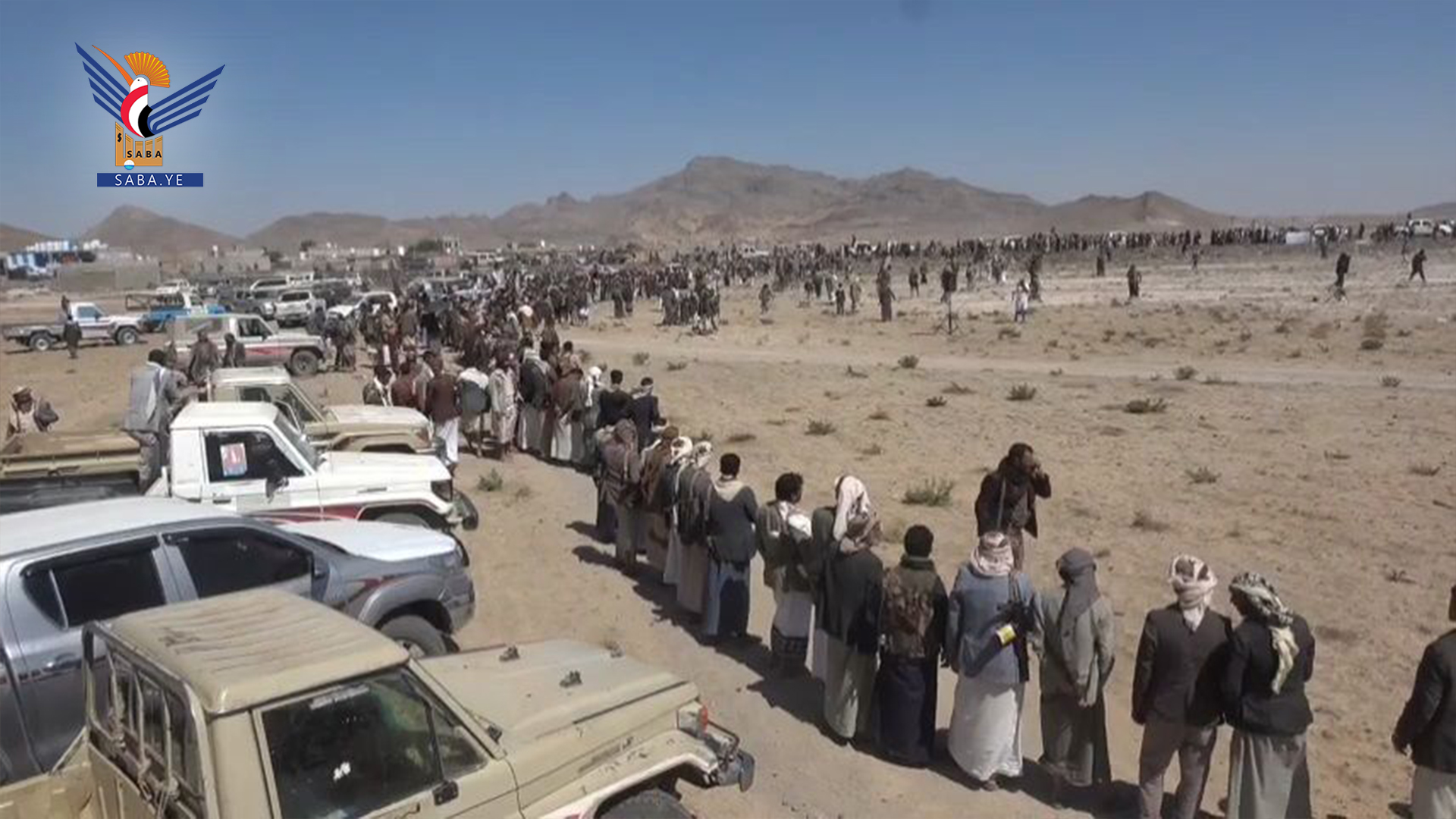 ذمار.. وقفة قبلية في ميفعة عنس تضامنا مع الشعب الفلسطيني