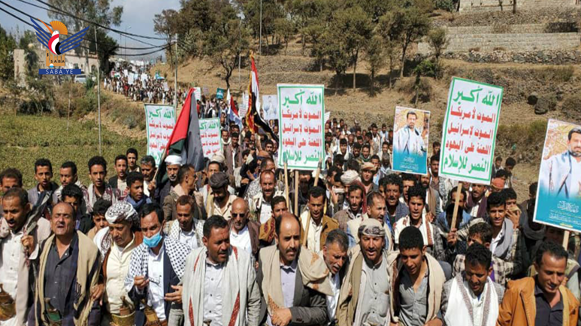 ذمار.. مسيرات ووقفات حاشدة استنكارا للمجازر الصهيونية في غزة