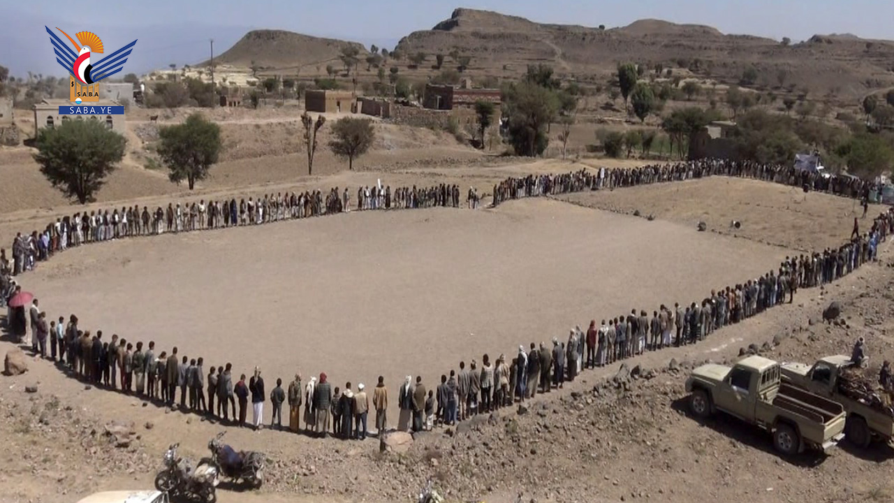 وقفات في ذمار تنديدا بجرائم العدو الصهيوني في غزة