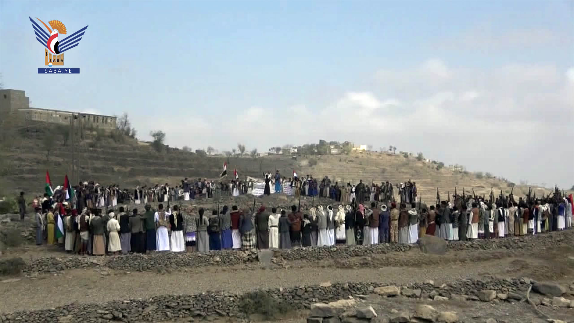 وقفتان ومسيرة في مناخة وصعفان تضامنا مع الشعب الفلسطيني