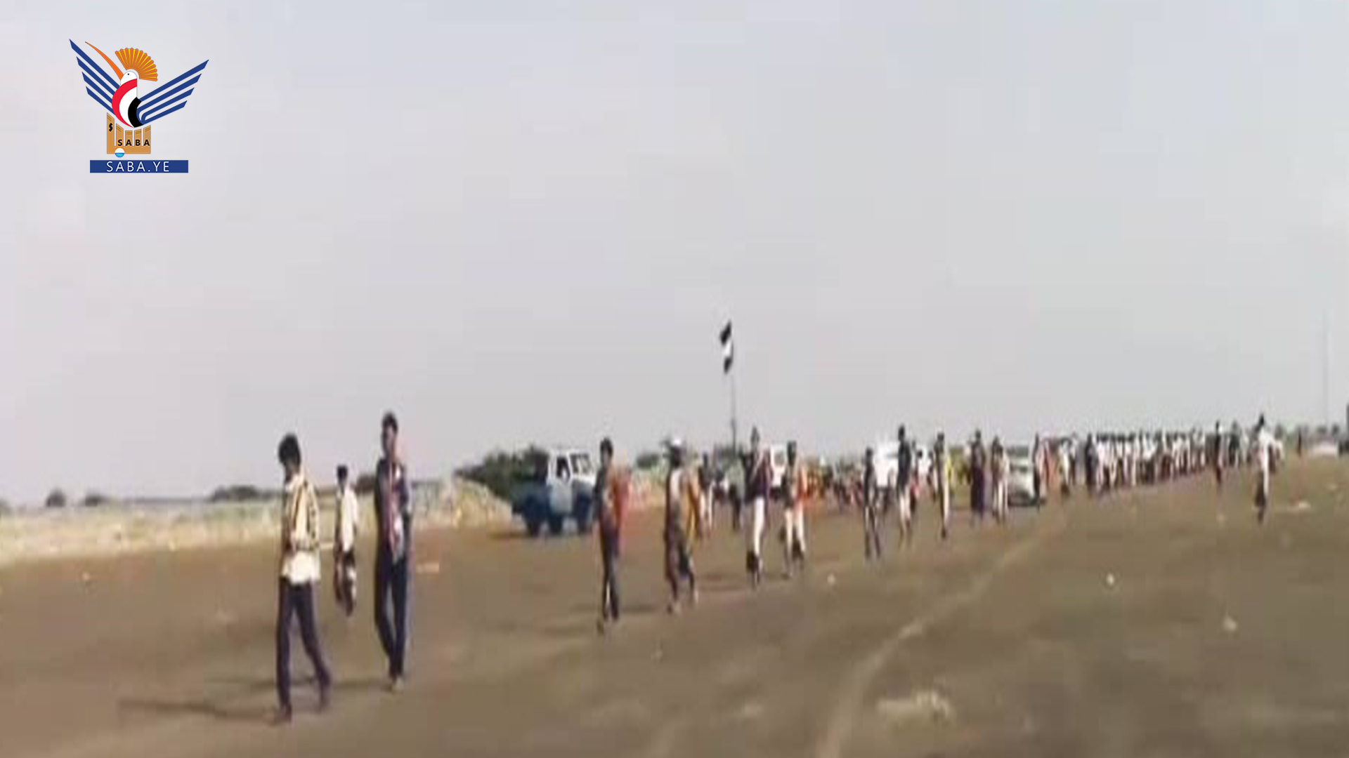 مسير لخريجي دورات التعبئة الشعبية في مديرية المنيرة بالحديدة