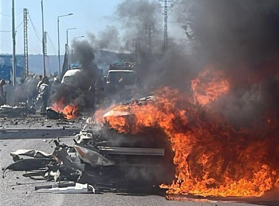 شهيد وعدة جرحى بقصف صهيوني استهدف سيارة جنوب لبنان