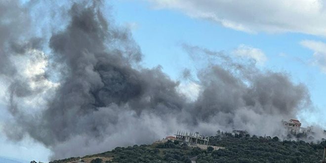 العدو الصهيوني يستهدف بالقصف قرى وبلدات جنوب لبنان متسبباً في دمار هائل