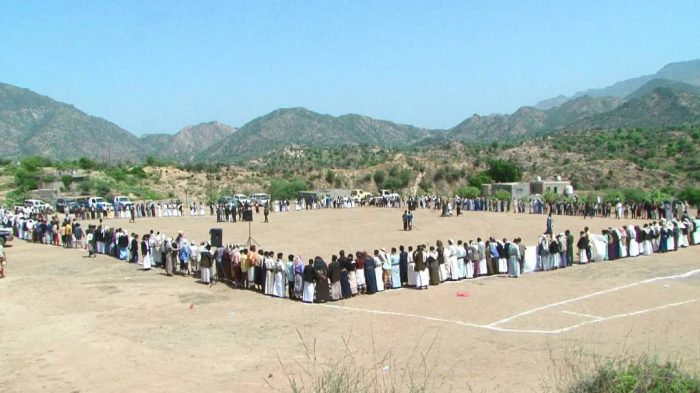 حجة: أبناء المربع الغربي يباركون عملية  “نصر من الله” حجة: أبناء المربع الغربي يباركون عملية  “نصر من الله”