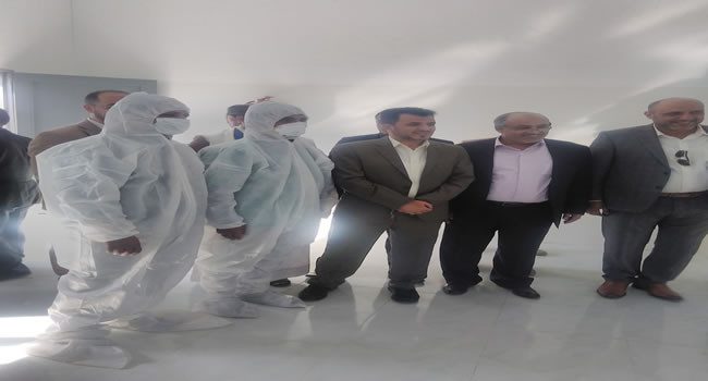 وزير الصحة يطلع على تجهيزات مركز العزل لفيروس كورونا بمستشفى زايد