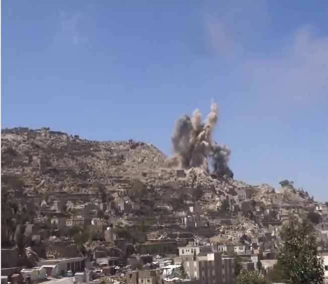 طيران العدوان يشن 8 غارات على مأرب ونهم