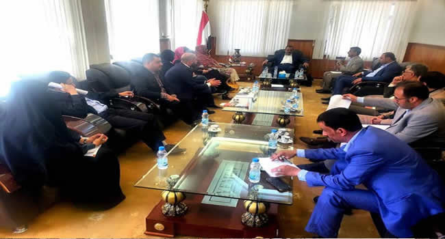 وزير العدل يلتقي نائب الممثل المقيم لبرنامج الأمم المتحدة الإنمائي باليمن