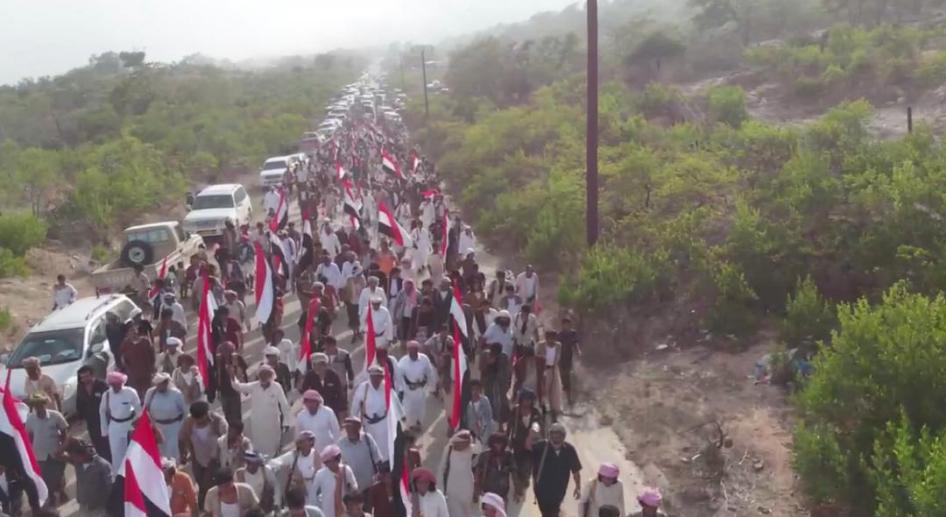 هيومن رايتس تتهم التحالف العدوان السعودي بارتكاب انتهاكات ضد اليمنيين في المهرة