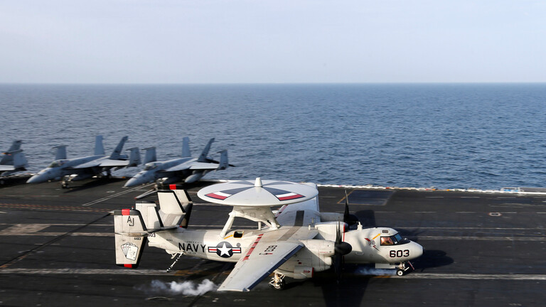 تحطم طائرة إنذار مبكر أمريكية قبالة سواحل ولاية فرجينيا