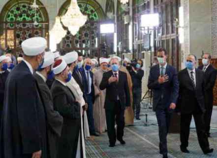 الأسد يبحث مع وفد روسي المؤتمر الدولي