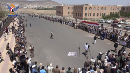 أبناء مديرية معين يعلنون البراءة من الخونة والعملاء والنفير في مواجهة العدو الأمريكي