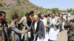 الجنيد يتفقد أحوال المرابطين في محور مريس بالضالع