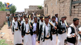 ذمار.. أبناء "خربة أفيق" يحتفلون بالعرس الجماعي الثاني لـ70 عريسا وعروسا 