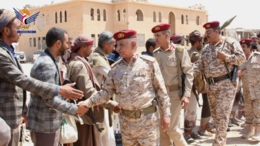 قيادات عسكرية تتفقد المرابطين في مدغل ورغوان وصرواح 