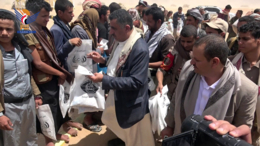 وزير النفط ونائب وزير التعليم الفني يتفقدان أحوال المرابطين بجبهة الجوبة في مأرب