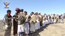 البيضاء .. زيارة عيدية من مشايخ بني مطر للمرابطين في الزاهر