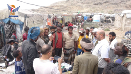 الاطلاع على أوضاع مخيم النازحين في الأزرقين بأمانة العاصمة