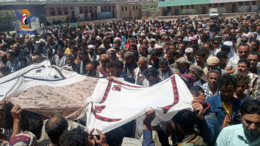 تشييع جثماني الشهيدين الأعقم والحجاجي في الضالع