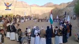 وقفات في مأرب تضامنا مع الشعب الفلسطيني