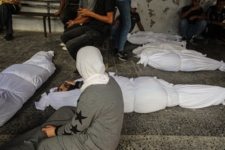 استشهاد اربعة فلسطينيين في قصف لطيران العدو على خان يونس ورفح 