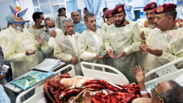 زيارة الجرحى والمرضى في مجمع 48 الطبي النموذجي