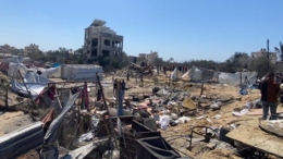 استشهاد ثمانية فلسطينيين وإصابة آخرين في قصف صهيوني جنوبي قطاع غزة