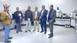 توقيع اتفاق تعاون لتطوير العملية التعليمية لطلاب شعبة الصيدلة بجامعة المحويت