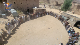 وقفات في محافظة مأرب نصرة لغزة وتنديدا بالعدوان الأمريكي
