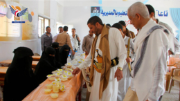 افتتاح معرض منتجات خريجي البرامج المهنية لمشروع الادخار والتمويل الريفي بالمراوعة