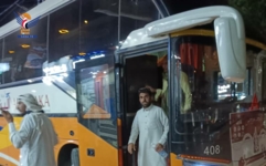 عودة 509 حجاج من الأراضي المقدسة عن طريق البر