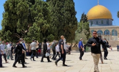 مستوطنون يجددون اقتحامهم لباحات المسجد الأقصى ويؤدون طقوسا تلمودية أمام قبة الصخرة