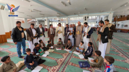 المداني وهضبان يتفقدان الدورات الصيفية بمديرية الثورة بأمانة العاصمة