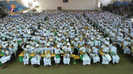 تكريم طلاب مدارس العلوم الشرعية وكلية البدر في محافظة حجة