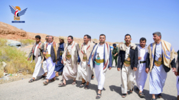 وزير الكهرباء وقيادات من مكتب رئاسة الجمهورية يزورون المرابطين بجبهة صرواح