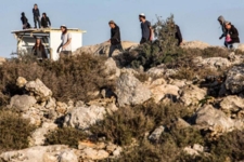 إصابة عدد من الفلسطينين في هجومين لمستوطنين صهاينة غرب وشرق رام الله