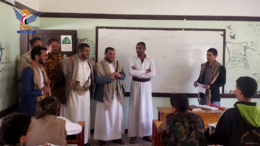 تفقد الدورات الصيفية في مدرسة النفس الزكيَّة بمديرية الوحدة في أمانة العاصمة